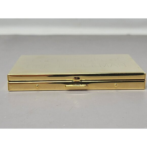 Vintage Concord Gold-Tone Business Card Holder & LCD Calculator‎ - Picture 7 of 10